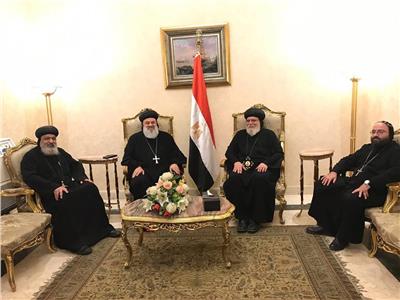 بطريرك الكنيسة السريانية يغادر مصر بعد زيارة استغرقت 3 أيام
