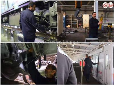 فيديو| كيف يتم إصلاح عربات مترو الأنفاق؟.. مشاهد مذهلة لتأمين 2 مليون راكب