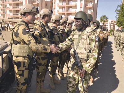 قاعدة محمد نجيب العسكرية عندما استضافت التدريب العسكرى لدول الساحل والصحراء الإفريقية