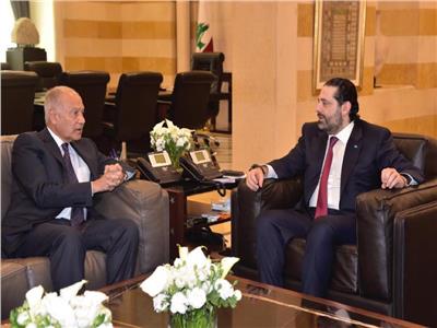 أبو الغيط يبحث مع رئيس الوزراء اللبنانى تطورات المنطقة