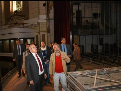  تطوير مسرح قاعة الاحتفالات الكبرى بجامعة القاهرة