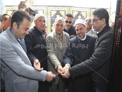 محافظ المنوفية يفتتح مسجد سيدى منسى بقرية لبيشة بمركز أشمون
