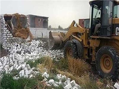 إزالة 236 حالة تعدى على الأراضي الزراعية بالمنيا