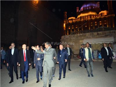 رئيس دولة ألبانيا والوفد المرافق له يزورا قلعة صلاح الدين الأيوبي