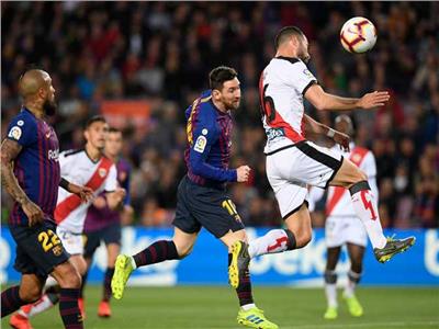 مباراة برشلونة ورايو فاليكانو في الدوري الإسباني