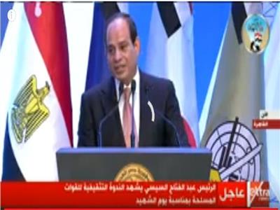 الرئيس السيسي: مصر حائط الصد المنيع ضد الإرهاب