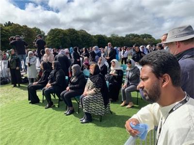 وزيرة الهجرة تشارك في المراسم الرسمية لجنازة شهداء حادث المسجدين نيوزيلندا 