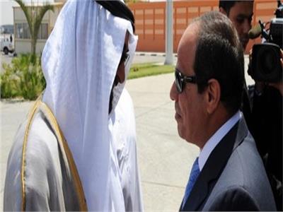 الرئيس السيسي وولي عهد أبو ظبي 