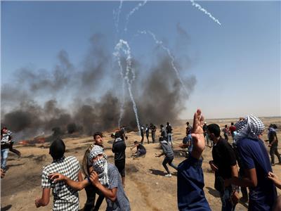 إصابة 7 فلسطينيين في احتجاجات على حدود قطاع غزة