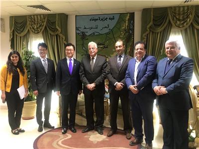 محافظ جنوب سيناء يستقبل السفير الكوري بشرم الشيخ