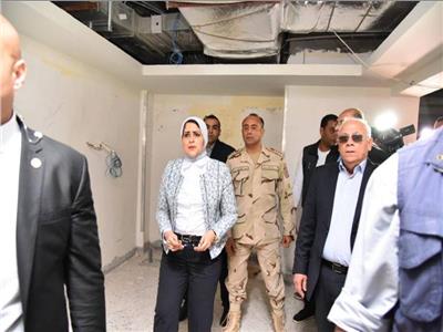 وزيرة الصحة تشدد على الانتهاء من تجهيزات مستشفى بور فؤاد قبل منتصف يونيو 