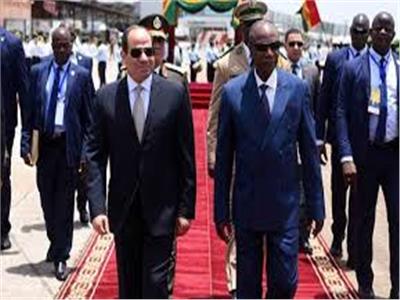 جولة الرئيس عبد الفتاح السيسي إلى غنيا