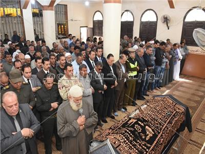 جنازة الشهداء الاربعة ضحايا ارهاب الشيخ زويد