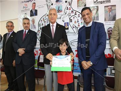 محافظ المنوفية يكرم  طلبة المدرسة المصرية اليابانية المشاركين في مسابقة الكانجارو في الرياضيات