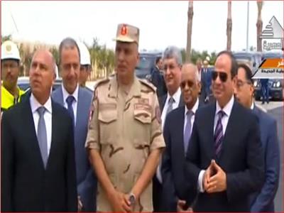 الرئيس السيسي يتفقد مشروعات أنفاق تحيا مصر بالإسماعيلية