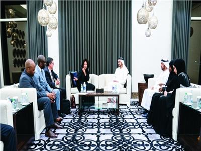 وزير الخارجية الإماراتي يبحث مع وزيرة خارجية جنوب أفريقيا العلاقات الثنائية
