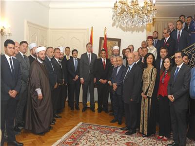 رئيس صربيا يشارك فى حفل إفطار  السفارة المصرية فى بلجراد  