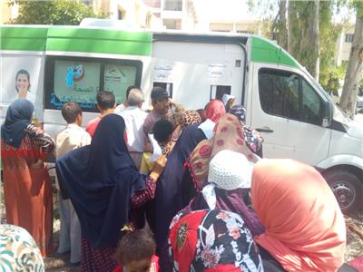 القوافل الطبية العلاجية المجانية تعالج  1500 مريض بقرية فيشا با لمحمودية 