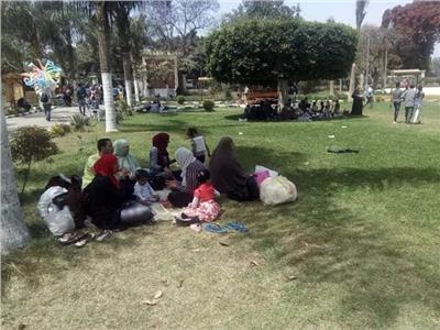 عيد الفطر 2019| استمرار توافد المواطنين على حدائق القناطر الخيرية