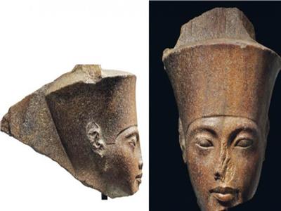 رأس تمثال منسوب لتوت عنخ آمون