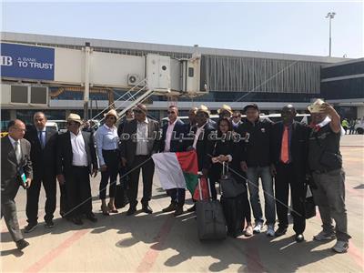 وصول وزير شباب ورياضة مدغشقر إلى مطار القاهرة