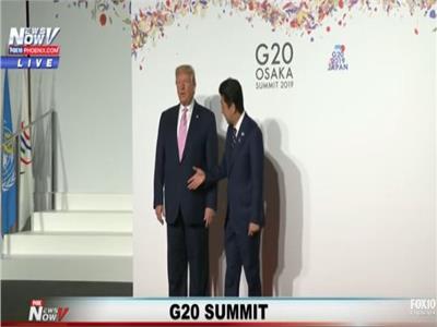 ترامب وشينزو آبي خلال قمة العشرين