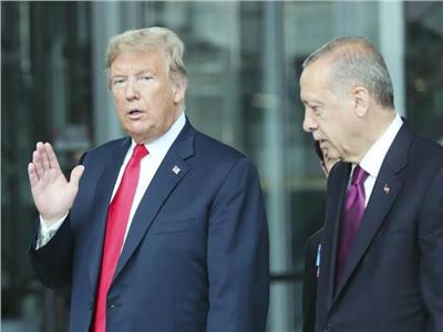  الرئيس الأمريكي دونالد ترامب ونظيره التركي رجب طيب أردوغان 