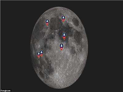 خريطة ثلاثة الأبعاد للقمر