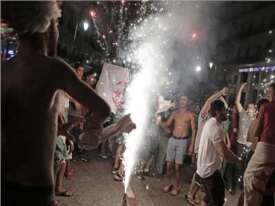 احتفالات الجماهير الجزائرية