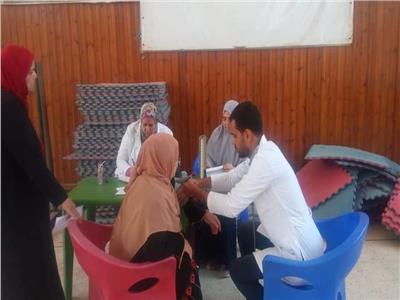 جامعة حلوان تنظم قافلة طبية بمركز شباب حلوان غرب