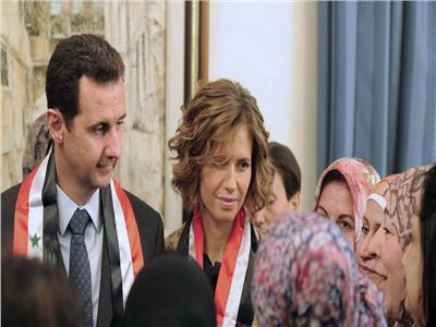 أسماء الأسد وبشار الأسد