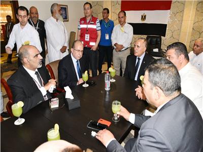 رئيس بعثة الحج المصرية يتفقد عيادات البعثة الطبية بمكة 