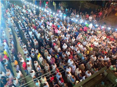 تشييع  جنازة 11 من شهداء معهد الاورام بالقاهرة