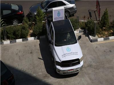 سيارة توزع 2800 استمارة للتسجيل بمنظومة التأمين الصحي ببورسعيد