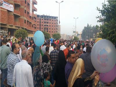 استمرار خروج المواطنين للشوارع والميادين في رابع ايام العيد بالغربية