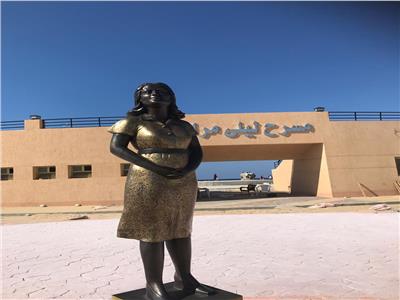 تمثال الفنانة ليلي مراد