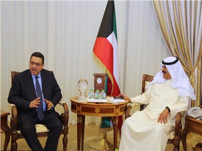 السفير طارق القوني يلتقي نائب وزیر الخارجیة الكویتي خالد الجارالله