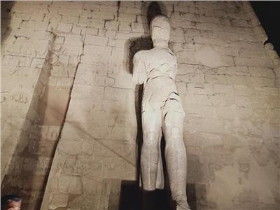 الاثار: تمثال واجهة معبد الاقصر لامنحتب الثالث