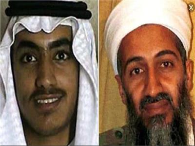 أسامة بن لادن وابنه حمزه