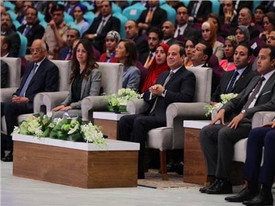 الرئيس عبد الفتاح السيسي خلال مؤتمر الشباب
