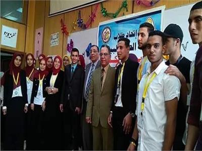 أجهزة وزارة الداخليةبيطري المنوفية تحتفل بطلابها الجدد