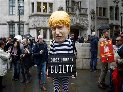 احتجاجات أمام المحكمة العليا في لندن- صورة من رويترز