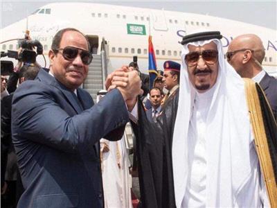 الملك سلمان والرئيس عبد الفتاح السيسي