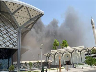 حريق محطة السليمانية بقطار الحرمين في جدة