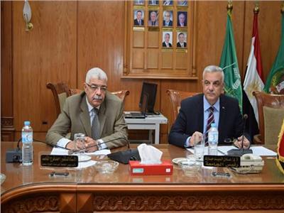 مبارك يتابع أعمال لجنة منشآت جامعة المنوفية لشهر أكتوبر