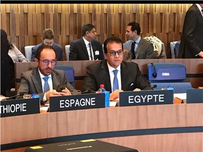 وزير التعليم العالي يلقي كلمة مصر أمام الدورة 207 لمنظمة اليونسكو بباريس