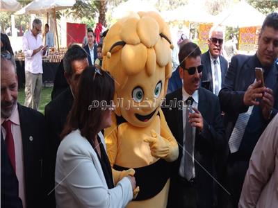 خلال  فعاليات المهرجان الأول لعسل النحل المصري والذي يعقد تحت رعاية وزارة الزراعة