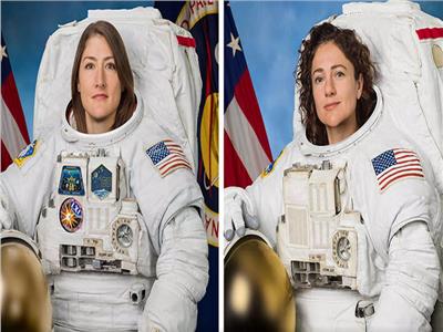 رائداتان الفضاء من ناسا كريستينا كوتش وجيسيكا مائير