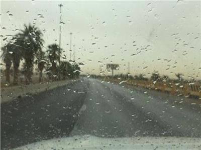 أمطار خفيفة على مدينة شبرا الخيمة