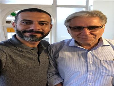 محمد فراج مع المنتج جابي خوري 